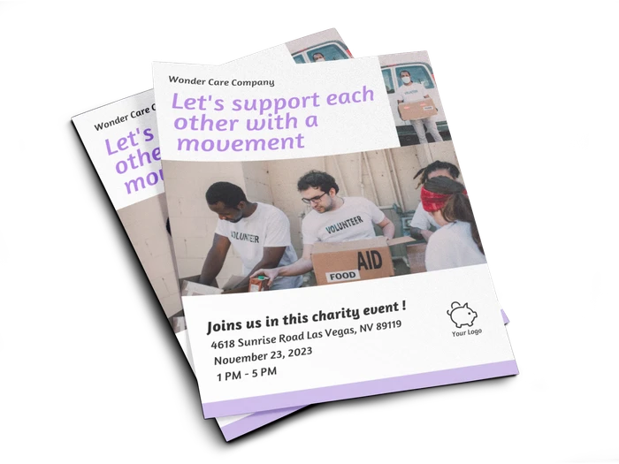 charity flyer templates