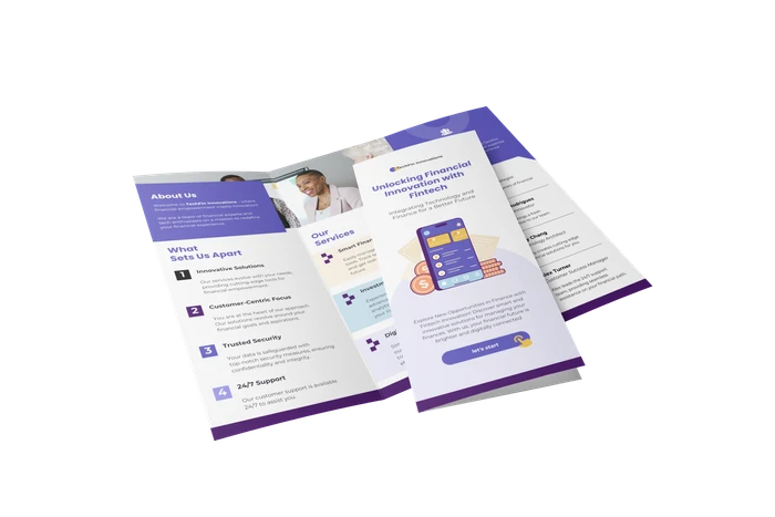 Modelli di brochure z-fold
