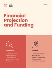 Beige And Red Small Business Plan - Pagina 5