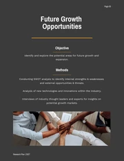 Black And Yellow Modern Research Plan - page 5