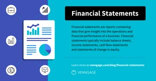 business  Template: Estados financieros Twitter Post