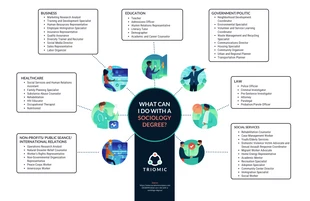 premium  Template: Carte heuristique des carrières en sociologie
