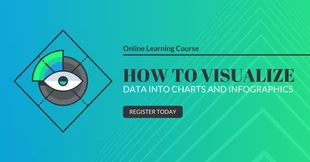 Free  Template: Anúncio em banner do LinkedIn do curso de aprendizagem