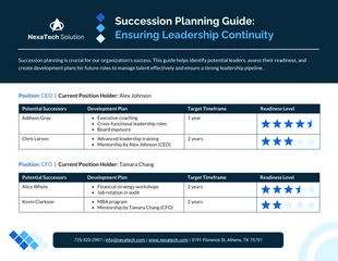 Free  Template: Modello gratuito di guida alla pianificazione della successione