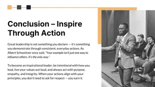 Black And Yellow Greyscale Minimalist Leadership Presentation - page 5