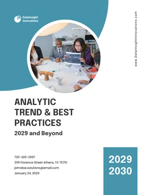 Free  Template: Tendances futures : rapport sur les meilleures pratiques analytiques 2024