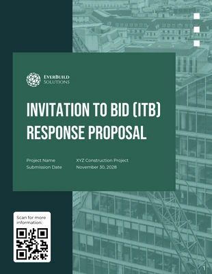 premium  Template: Risposta all'invito a presentare offerte (ITB).