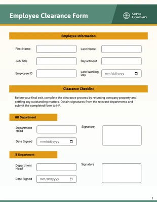 premium accessible and interactive Template: نماذج توظيف بسيطة باللونين الأخضر والبرتقالي