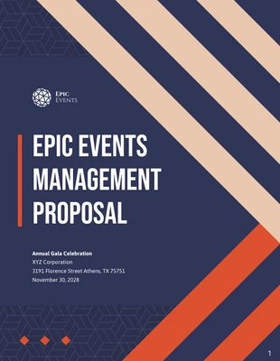 premium  Template: Proposte di pianificazione di eventi
