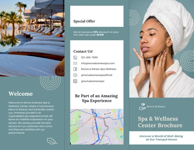 Spa & Wellness Center Brochure - Página 1