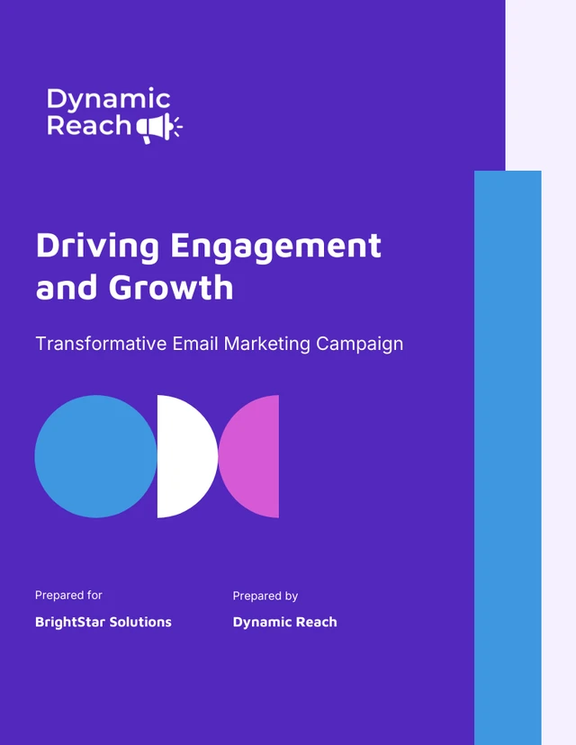 Email Marketing Campaign Proposal - Seite 1